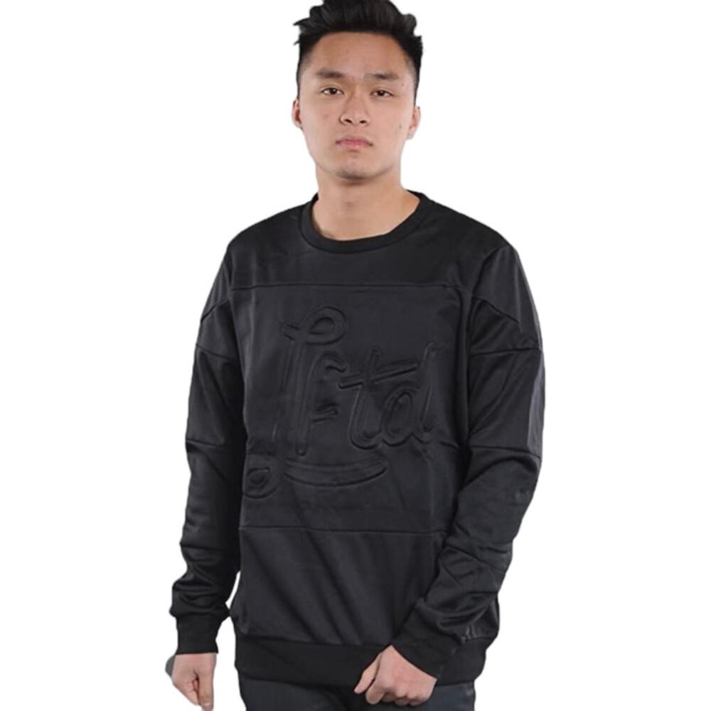LRG Lifted LFTD Black Slacker Crewneck Sweatshirt Mens XL